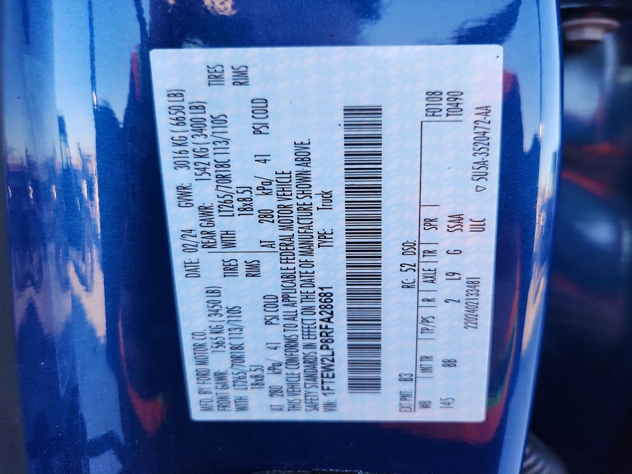 2024 FORD F150 STX photo 12