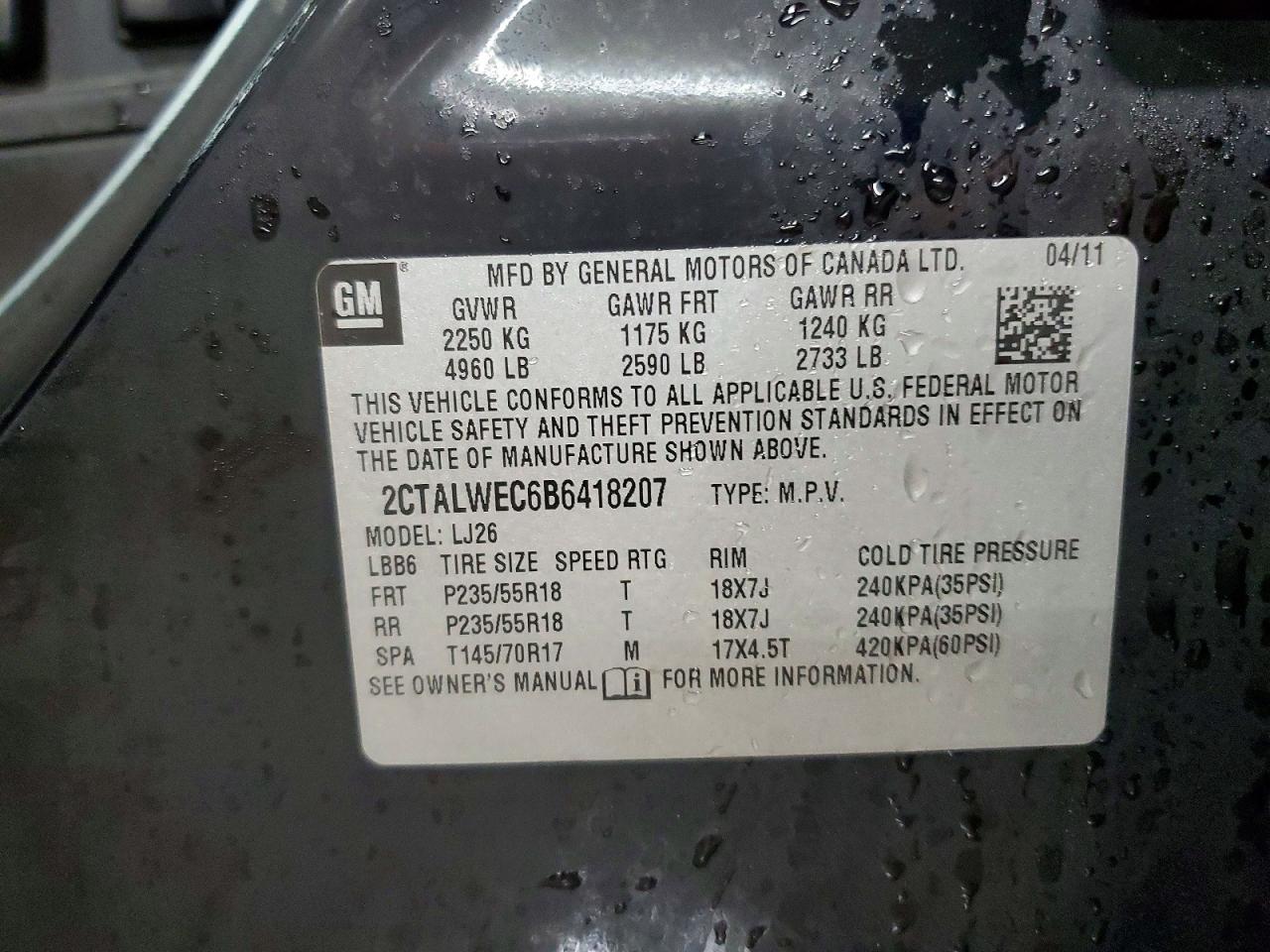 2011 GMC TERRAIN SLT photo 12