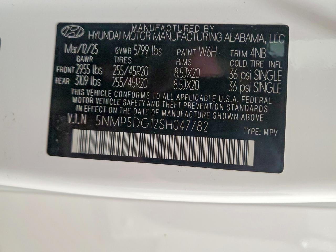 2025 HYUNDAI SANTA FE CALLIGRAPHY photo 14