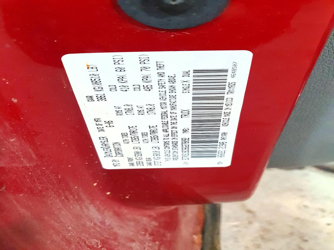 2006 DODGE RAM 1500 photo 12