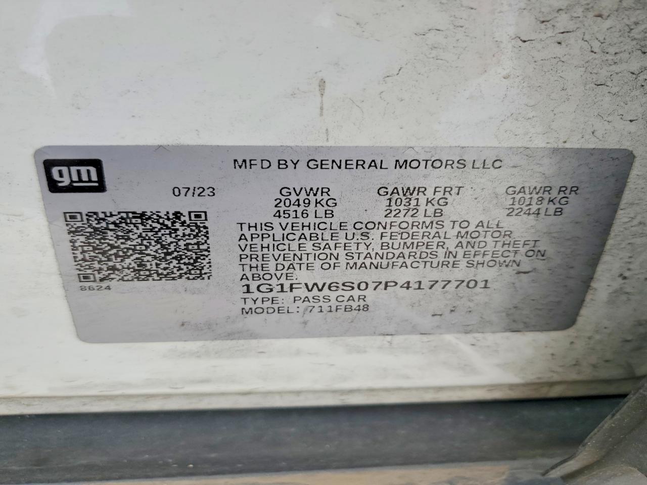 2023 CHEVROLET BOLT EV 1LT photo 12