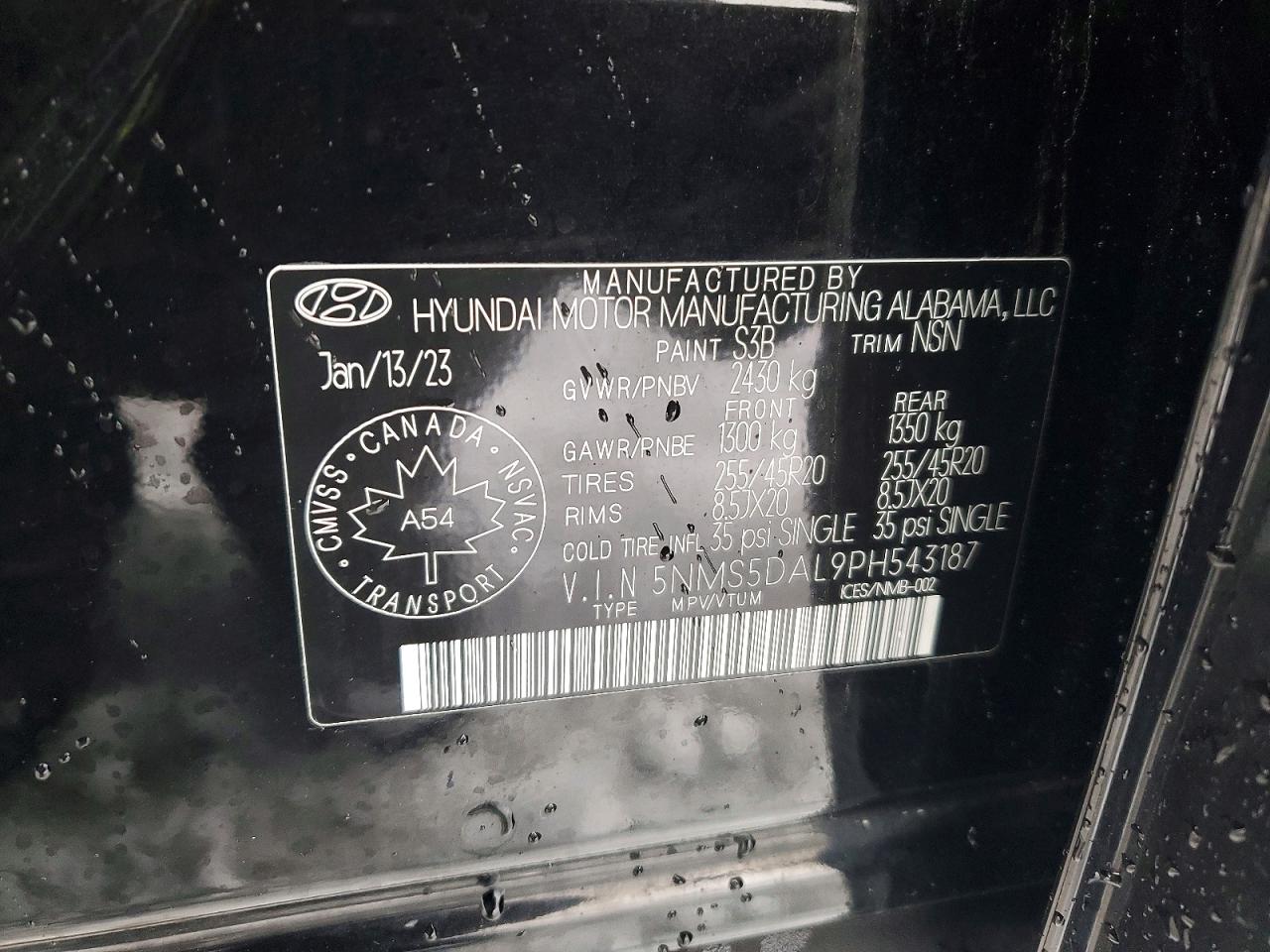 2023 HYUNDAI SANTA FE CALLIGRAPHY photo 13