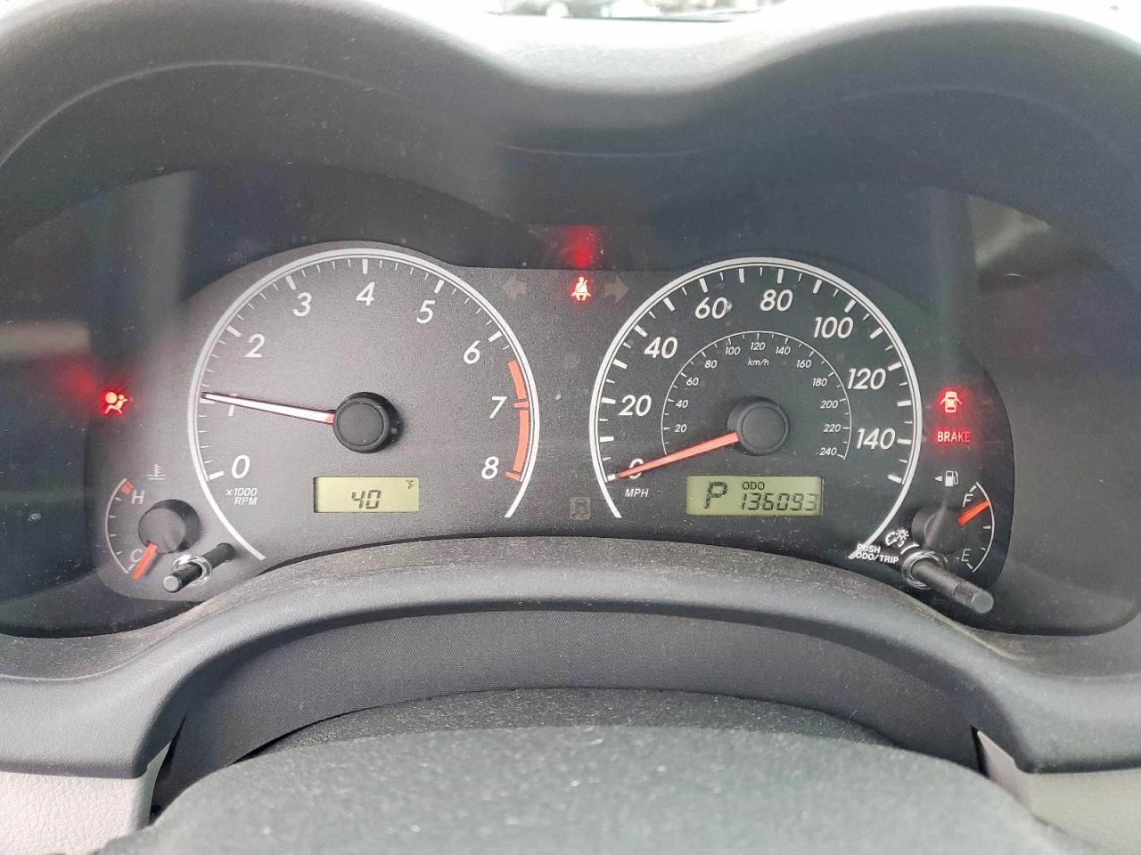 2012 TOYOTA COROLLA BASE photo 9