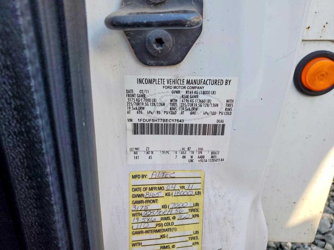 2011 FORD F550 SUPER DUTY photo 12