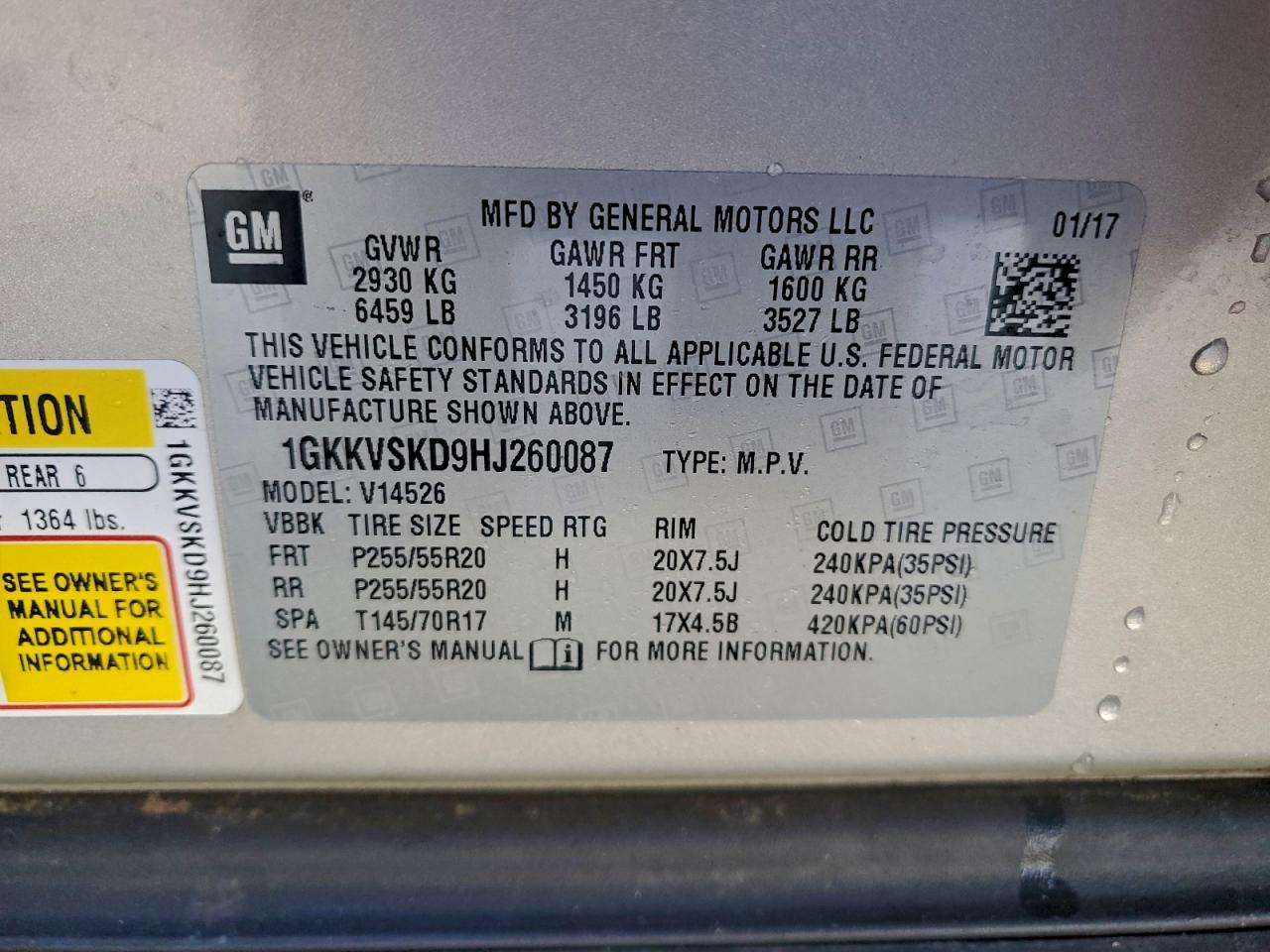 2017 GMC ACADIA LIMITED SLT-2 photo 13