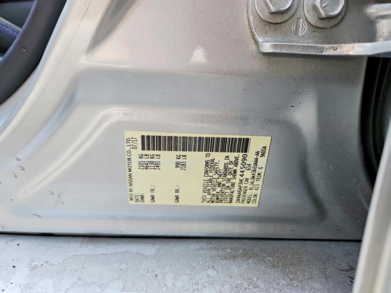 2017 NISSAN MAXIMA 3.5S photo 23