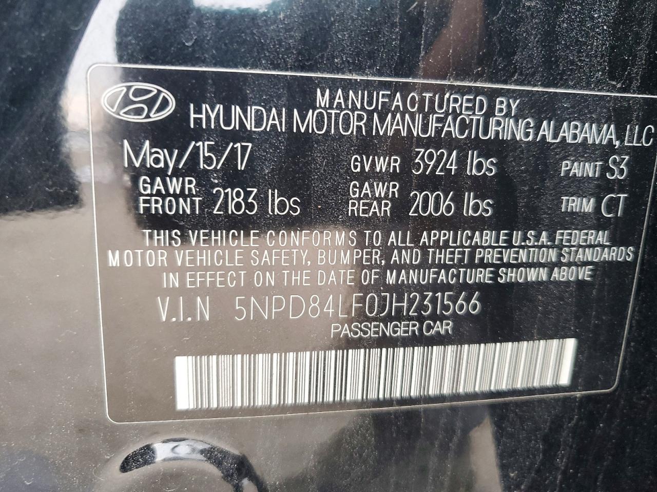 2018 HYUNDAI ELANTRA SEL photo 4