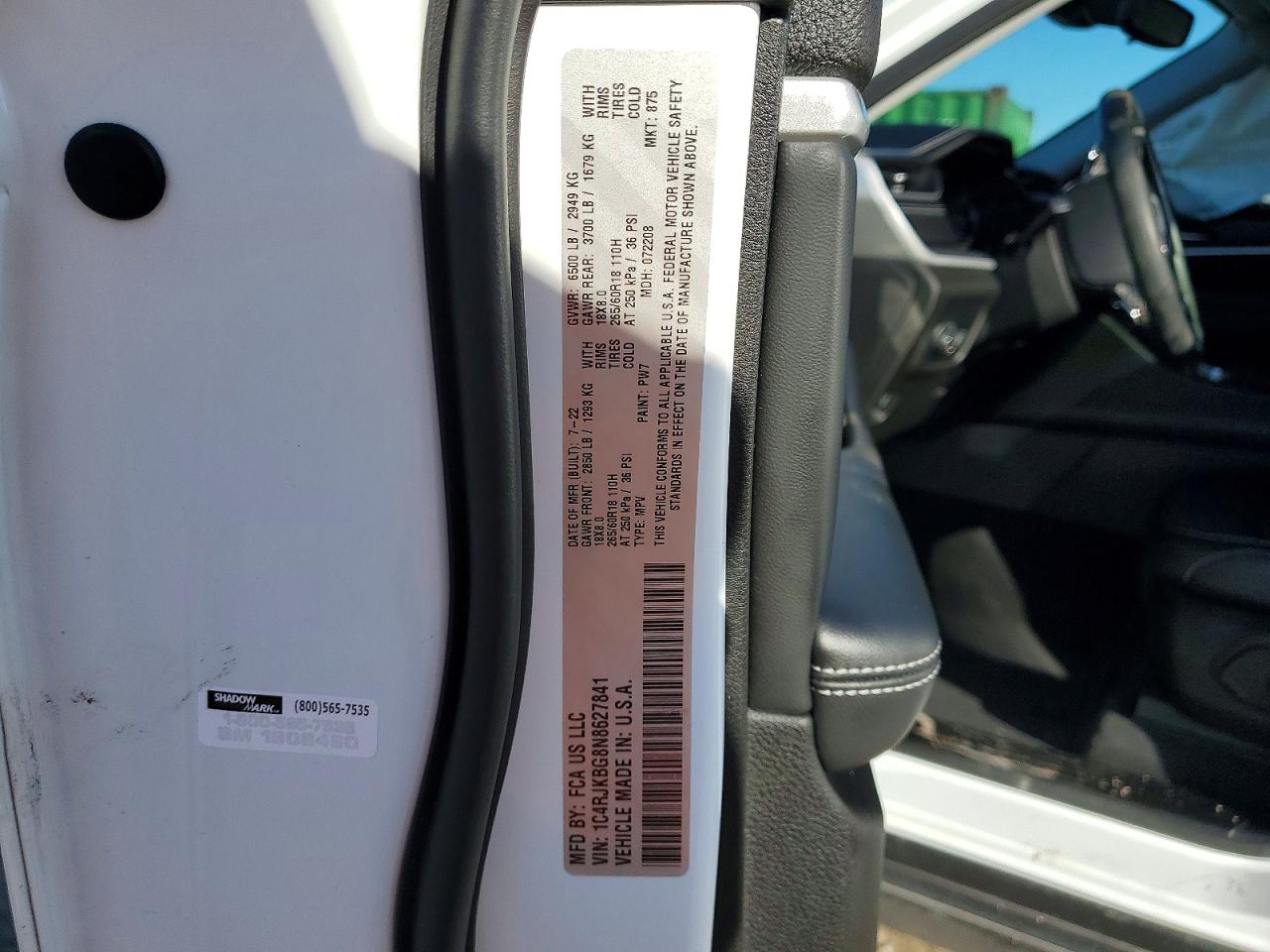 2022 JEEP GRAND CHEROKEE L LIMITED photo 25