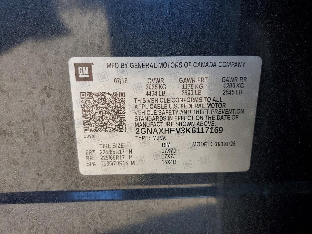 2019 CHEVROLET EQUINOX LS photo 13