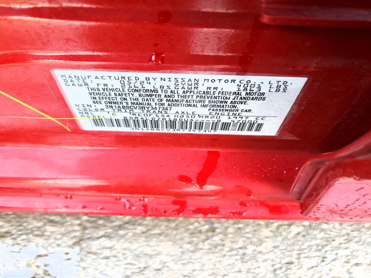 2024 NISSAN SENTRA SV photo 12