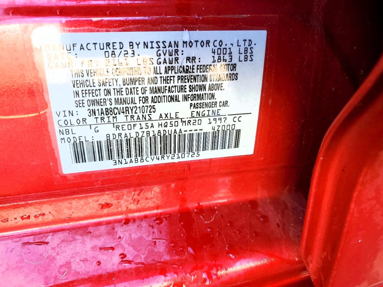 2024 NISSAN SENTRA SV photo 11