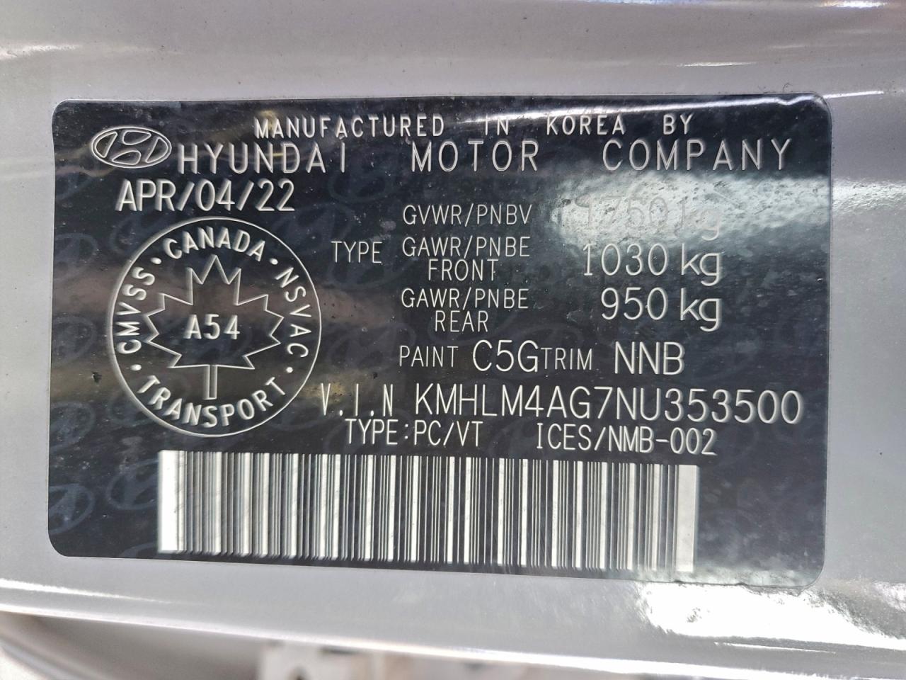 2022 HYUNDAI ELANTRA SEL photo 13