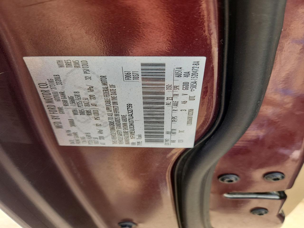 2007 FORD EXPLORER SPORT TRAC LIMITED photo 12