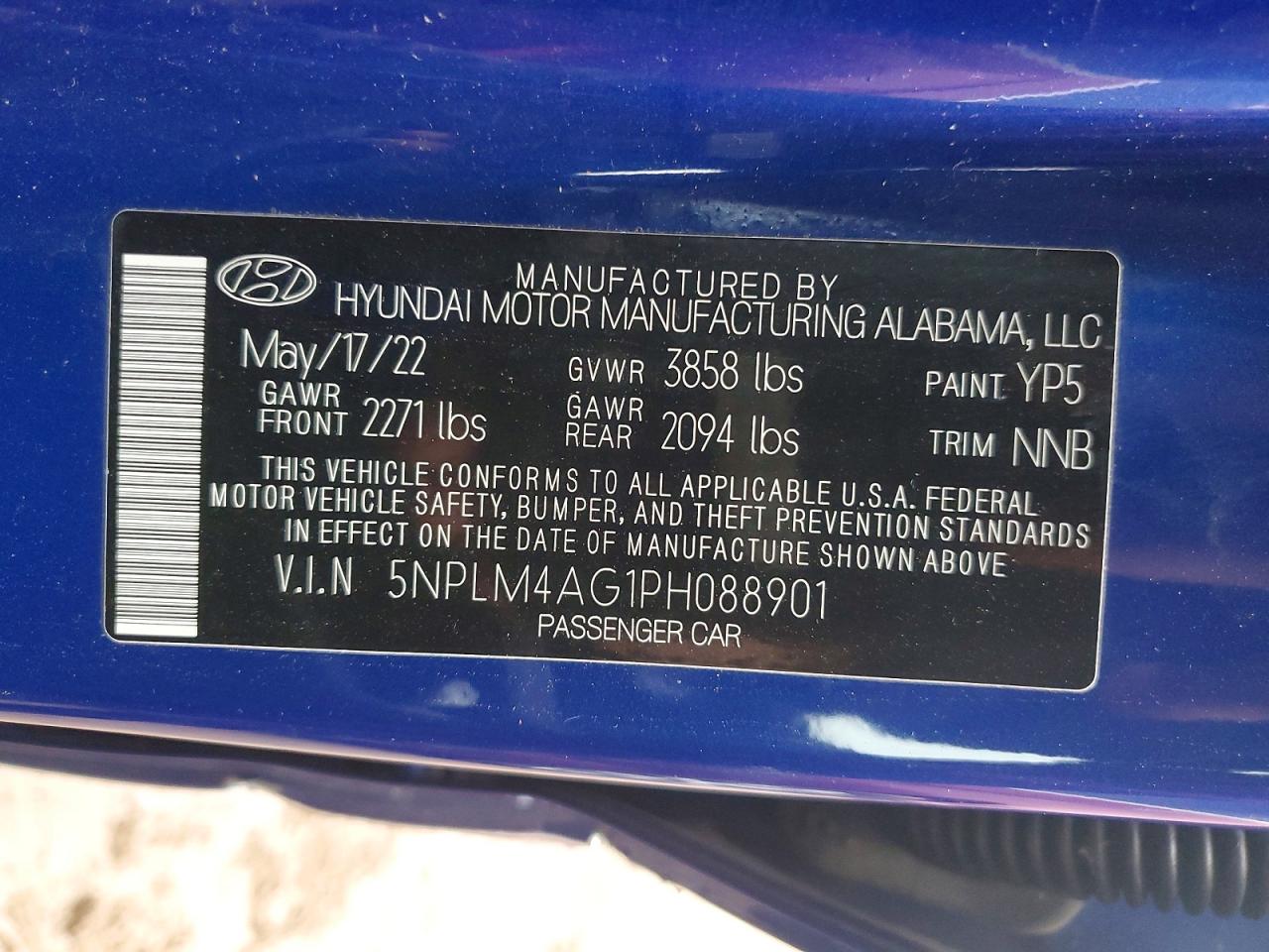 2023 HYUNDAI ELANTRA SEL photo 12