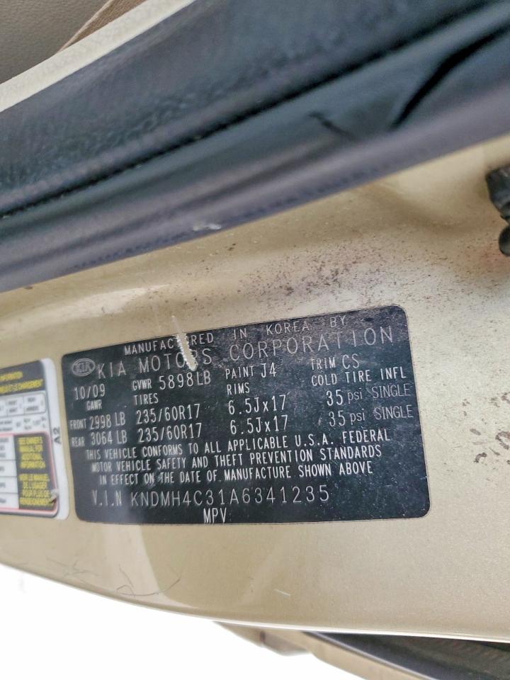2010 KIA SEDONA EX photo 25