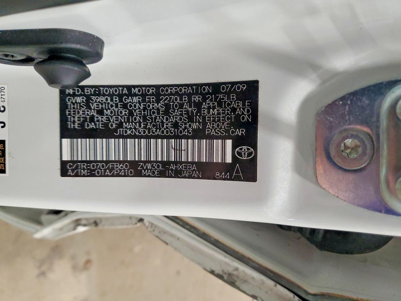 2010 TOYOTA PRIUS photo 13