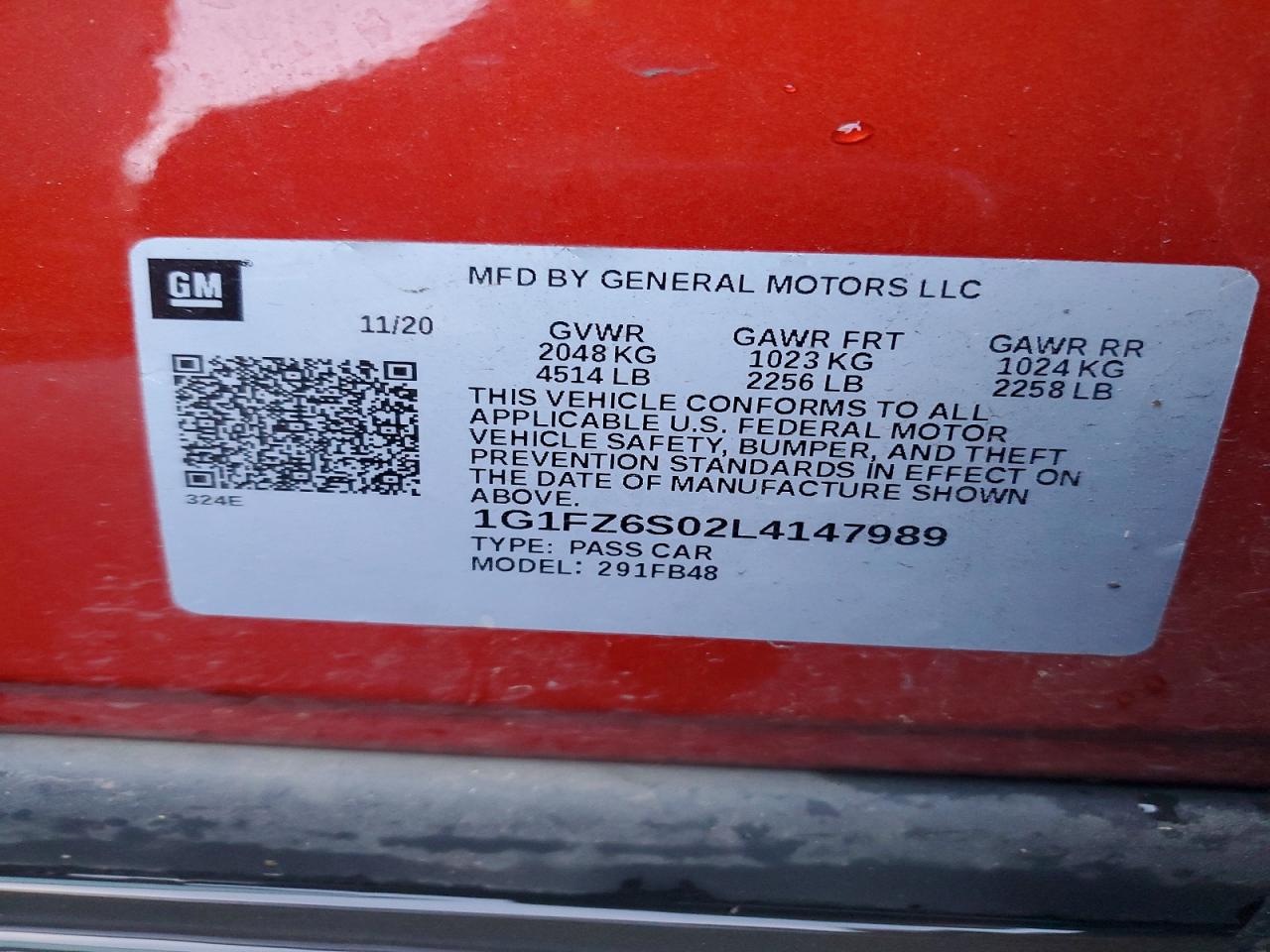 2020 CHEVROLET BOLT EV PREMIER photo 12