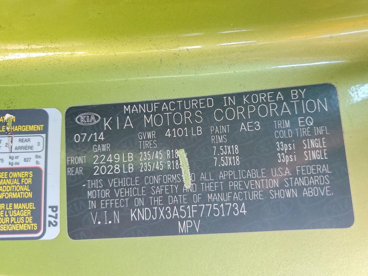 2015 KIA SOUL ! photo 12