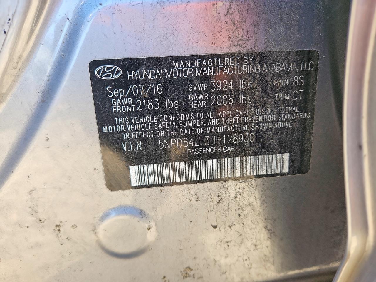 2017 HYUNDAI ELANTRA SE photo 23