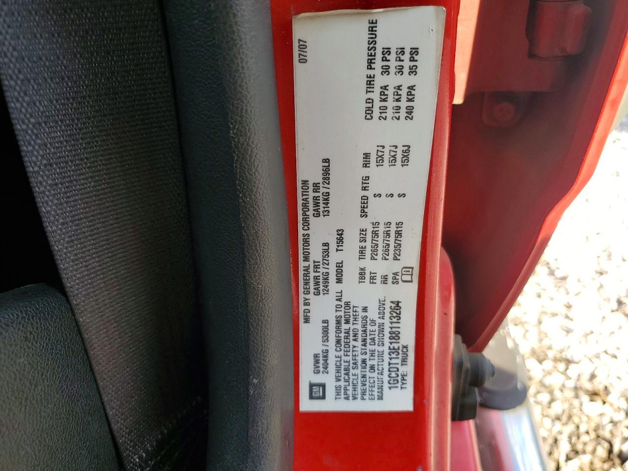 2008 CHEVROLET COLORADO photo 12