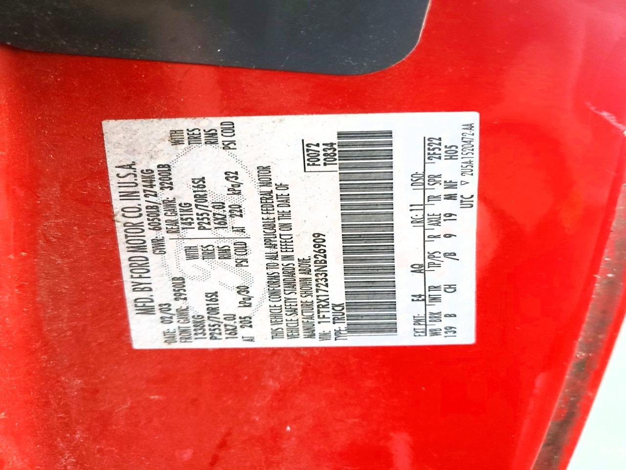 2003 FORD F150 photo 34