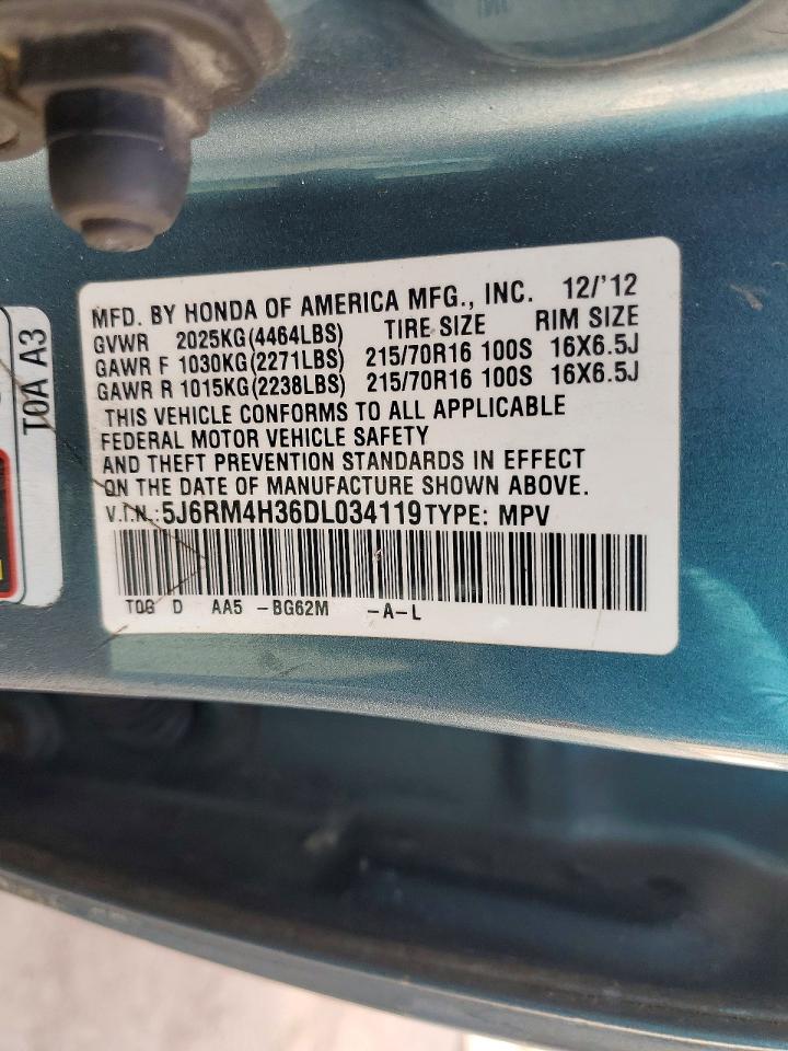 2013 HONDA CR-V LX photo 37