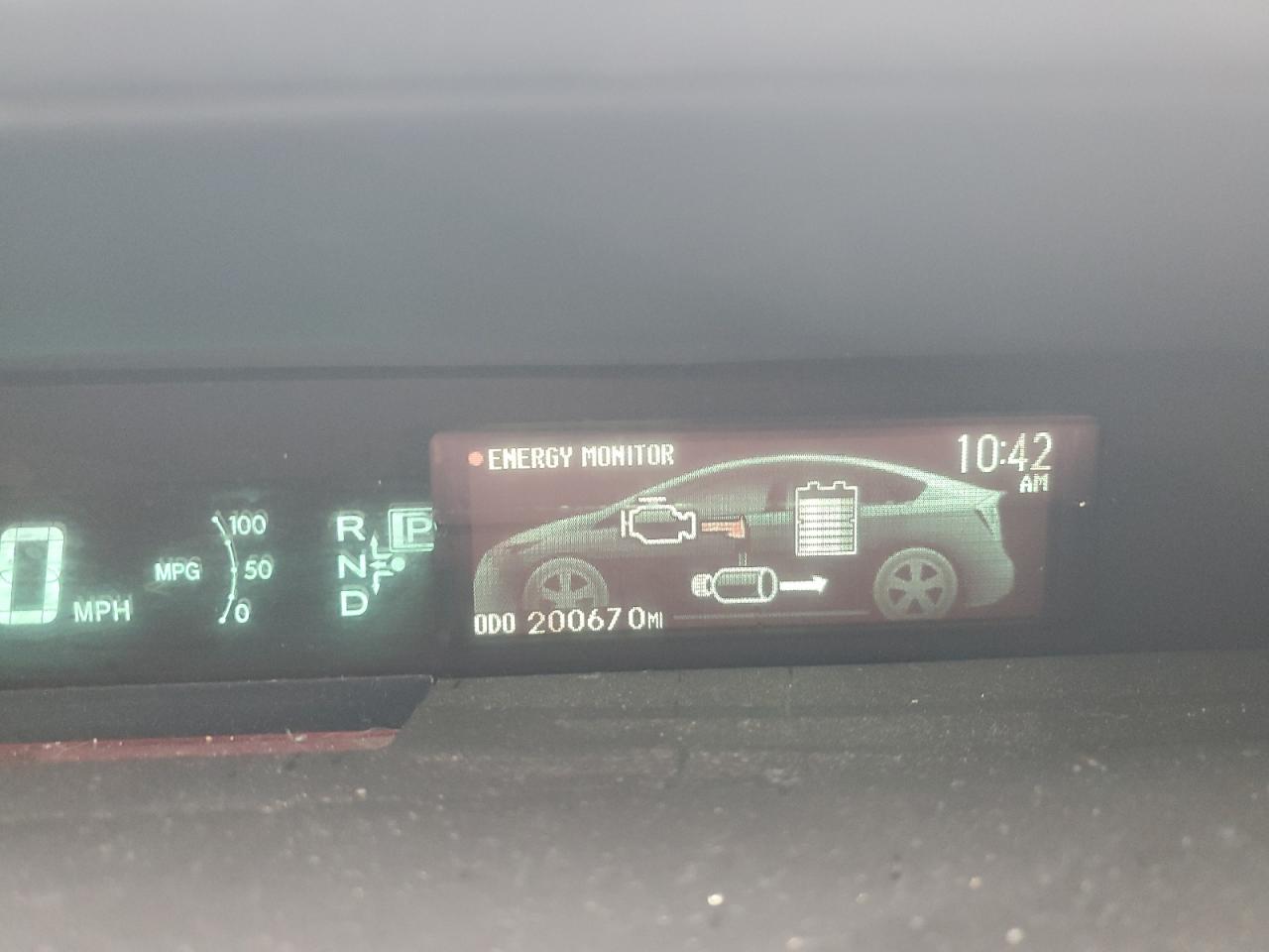 2012 TOYOTA PRIUS photo 9
