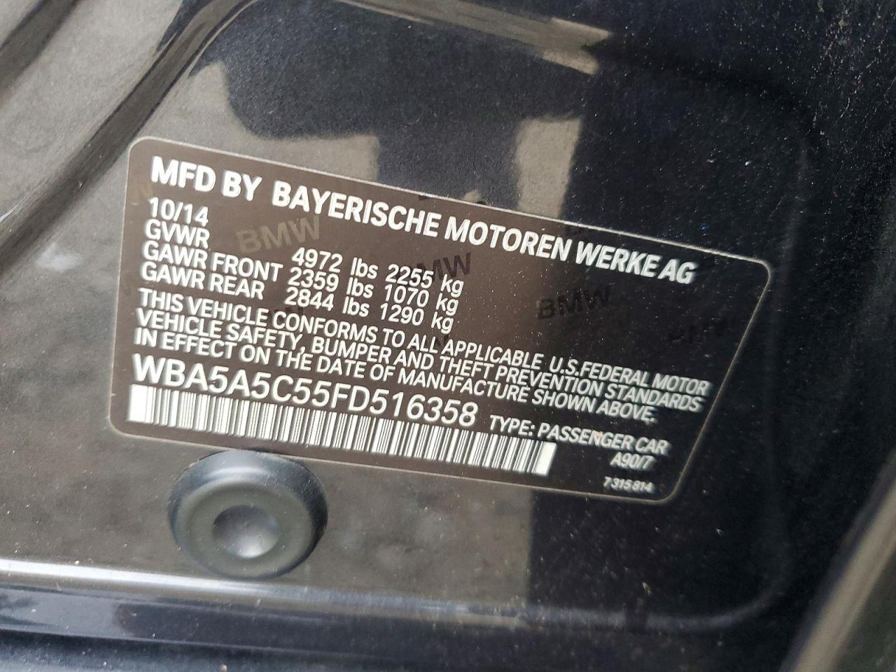 2015 BMW 528 I photo 12