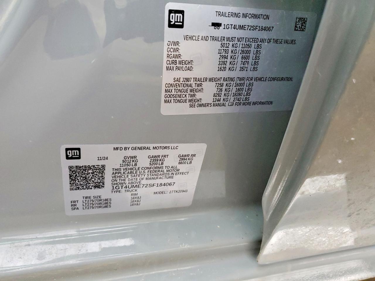 2025 GMC SIERRA K2500 SLE photo 23