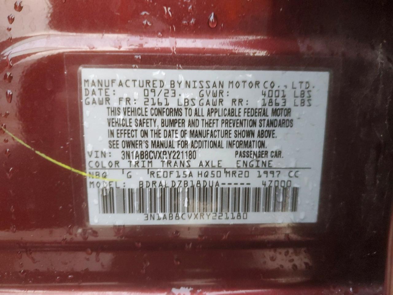 2024 NISSAN SENTRA SV photo 12