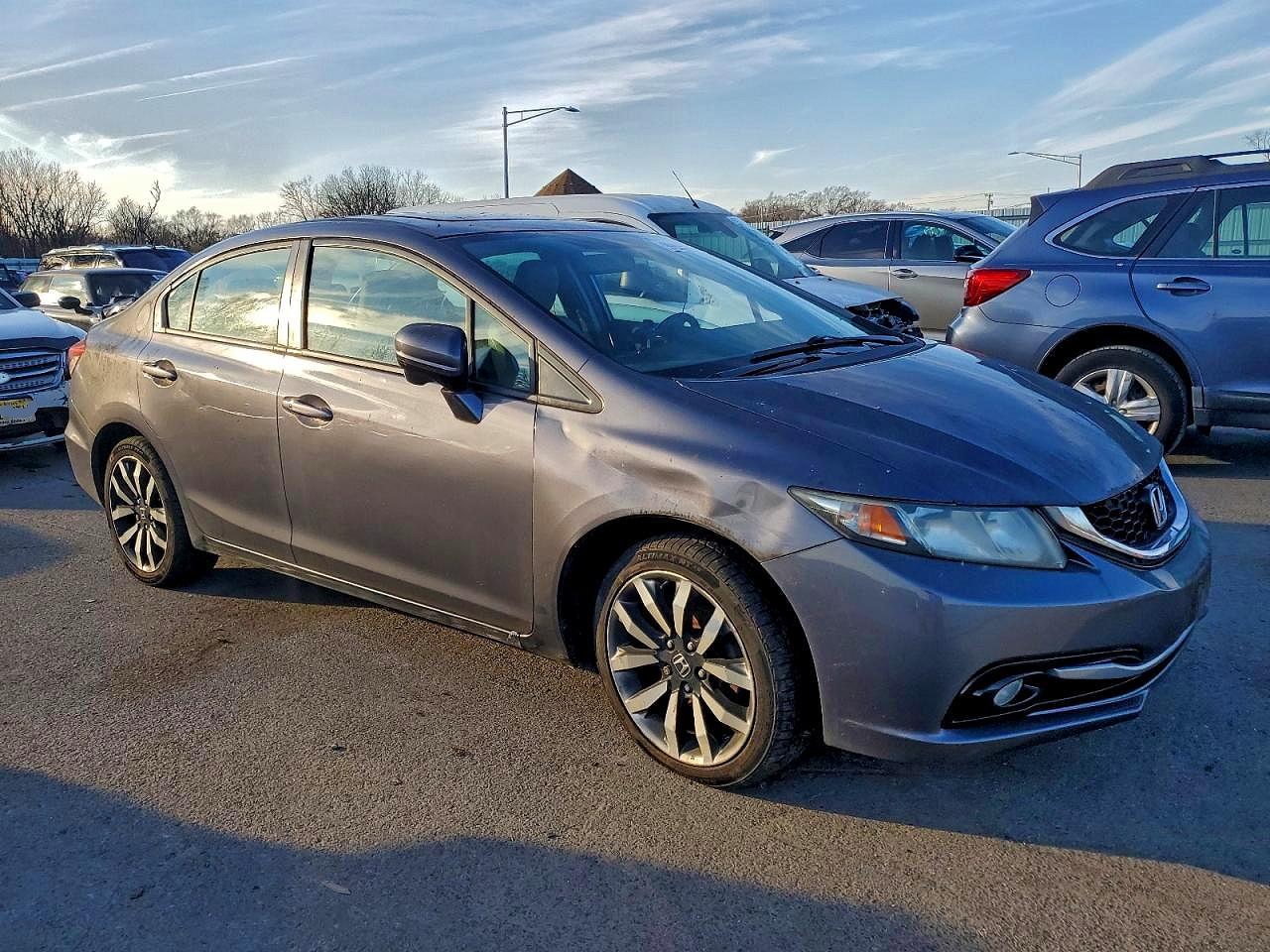 2014 HONDA CIVIC EXL photo 4