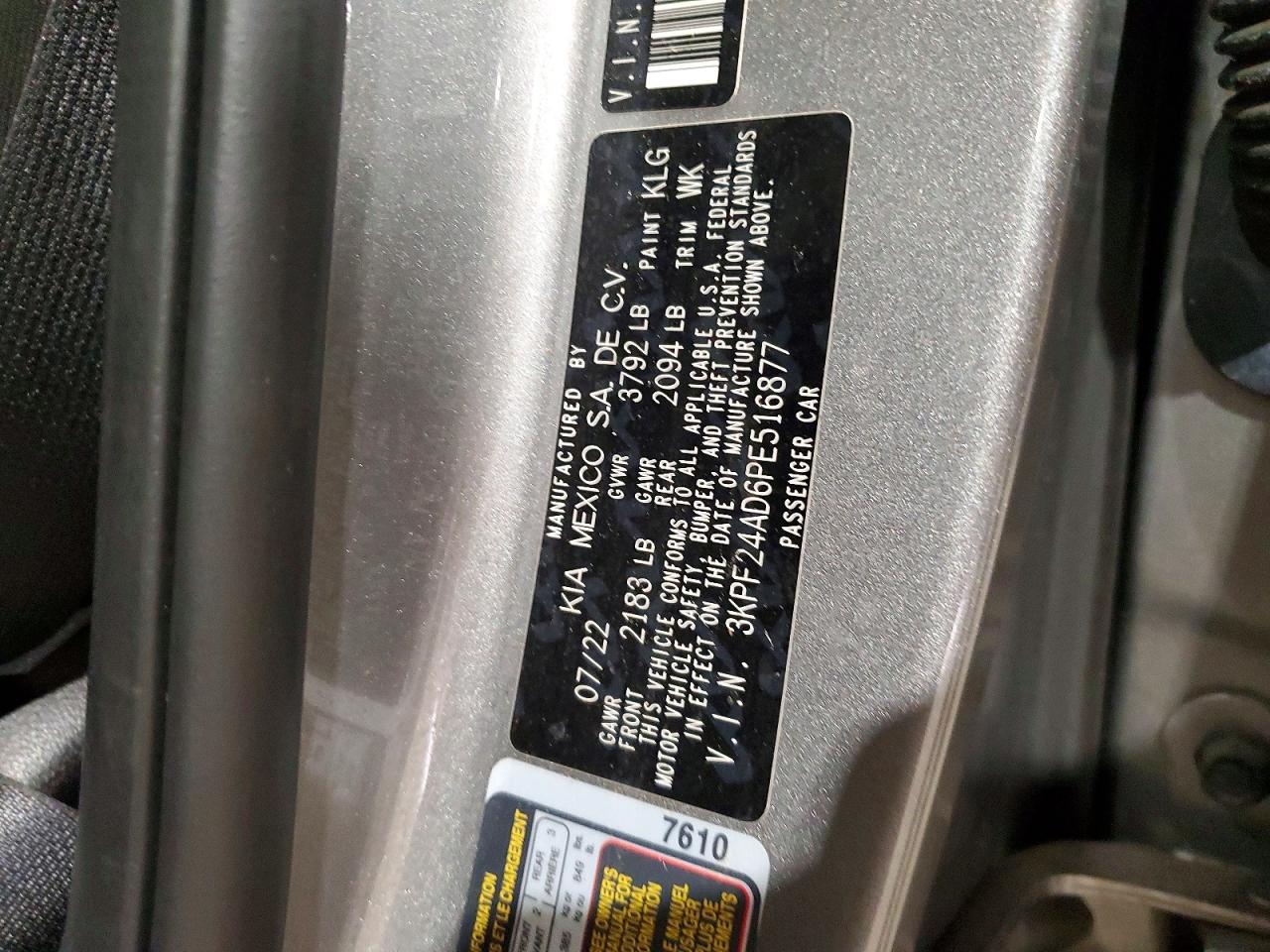 2023 KIA FORTE LX photo 13