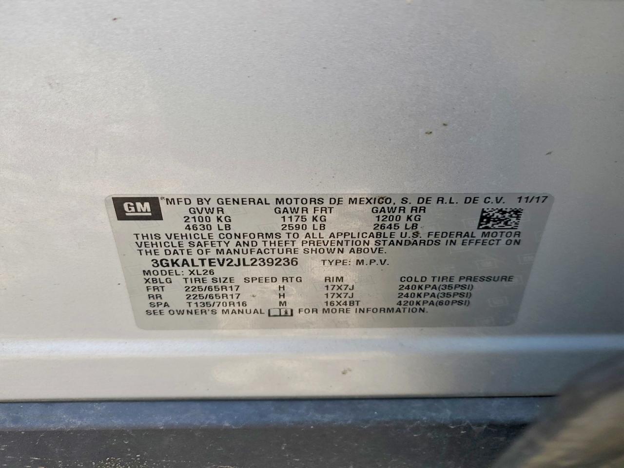 2018 GMC TERRAIN SLE photo 13