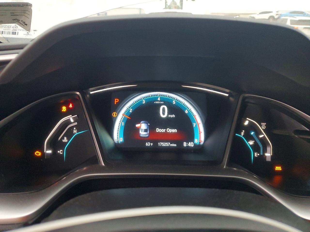 2016 HONDA CIVIC EX photo 9