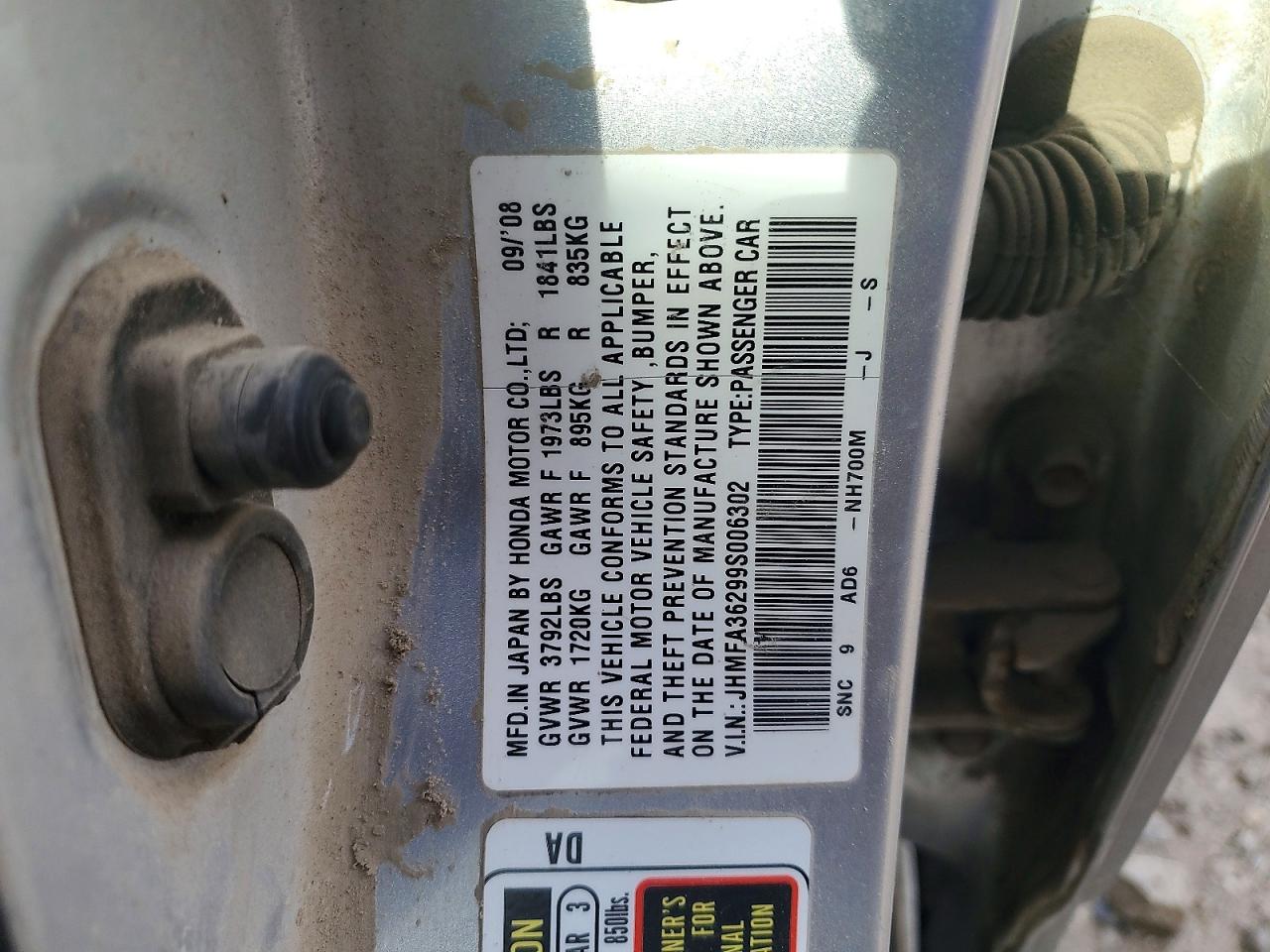 2009 HONDA CIVIC HYBRID photo 12