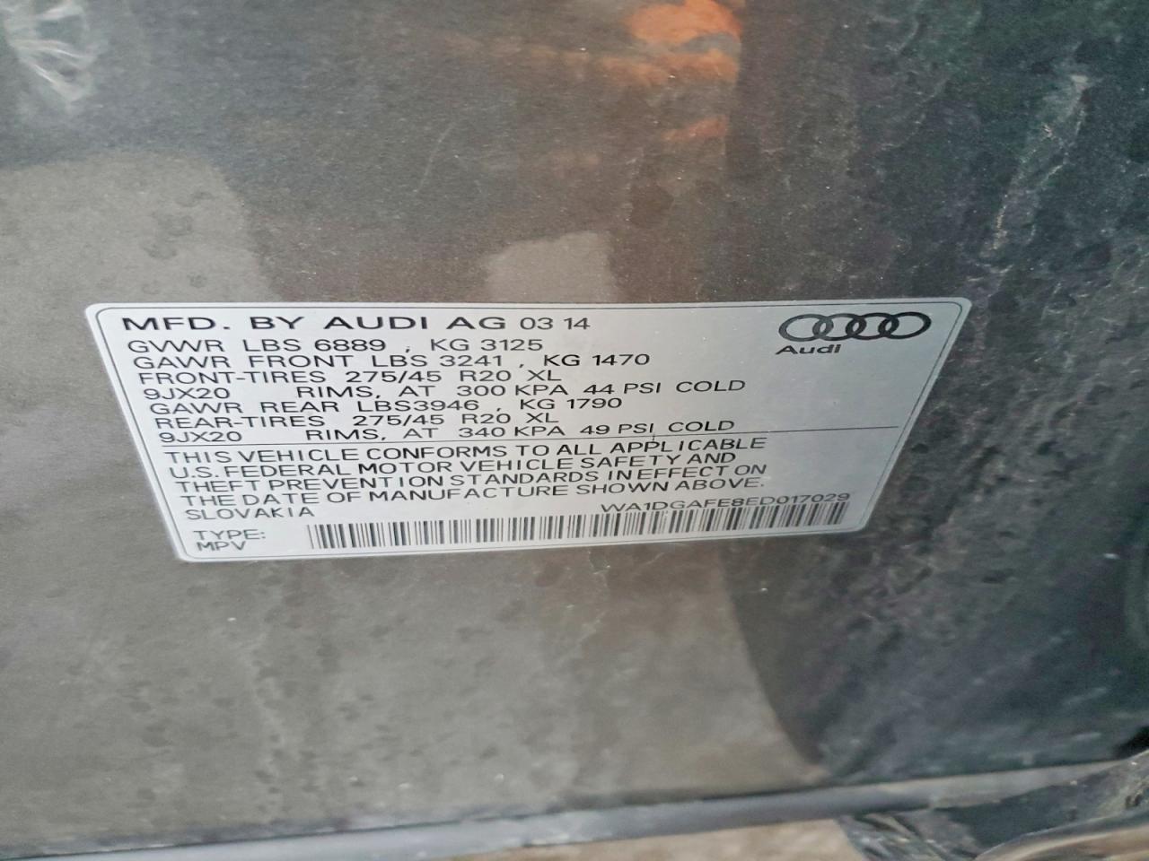 2014 AUDI Q7 PRESTIGE photo 13