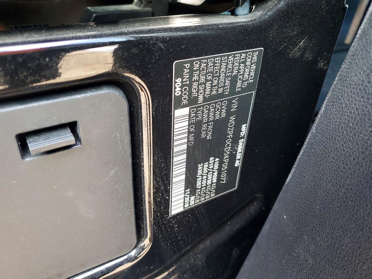 2019 MERCEDES-BENZ SPRINTER 2500/3500 photo 13