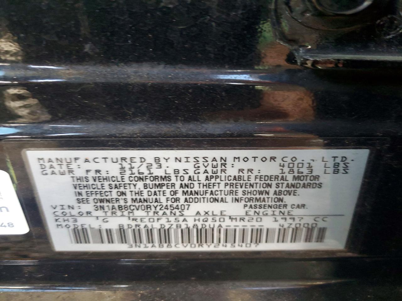 2024 NISSAN SENTRA SV photo 12
