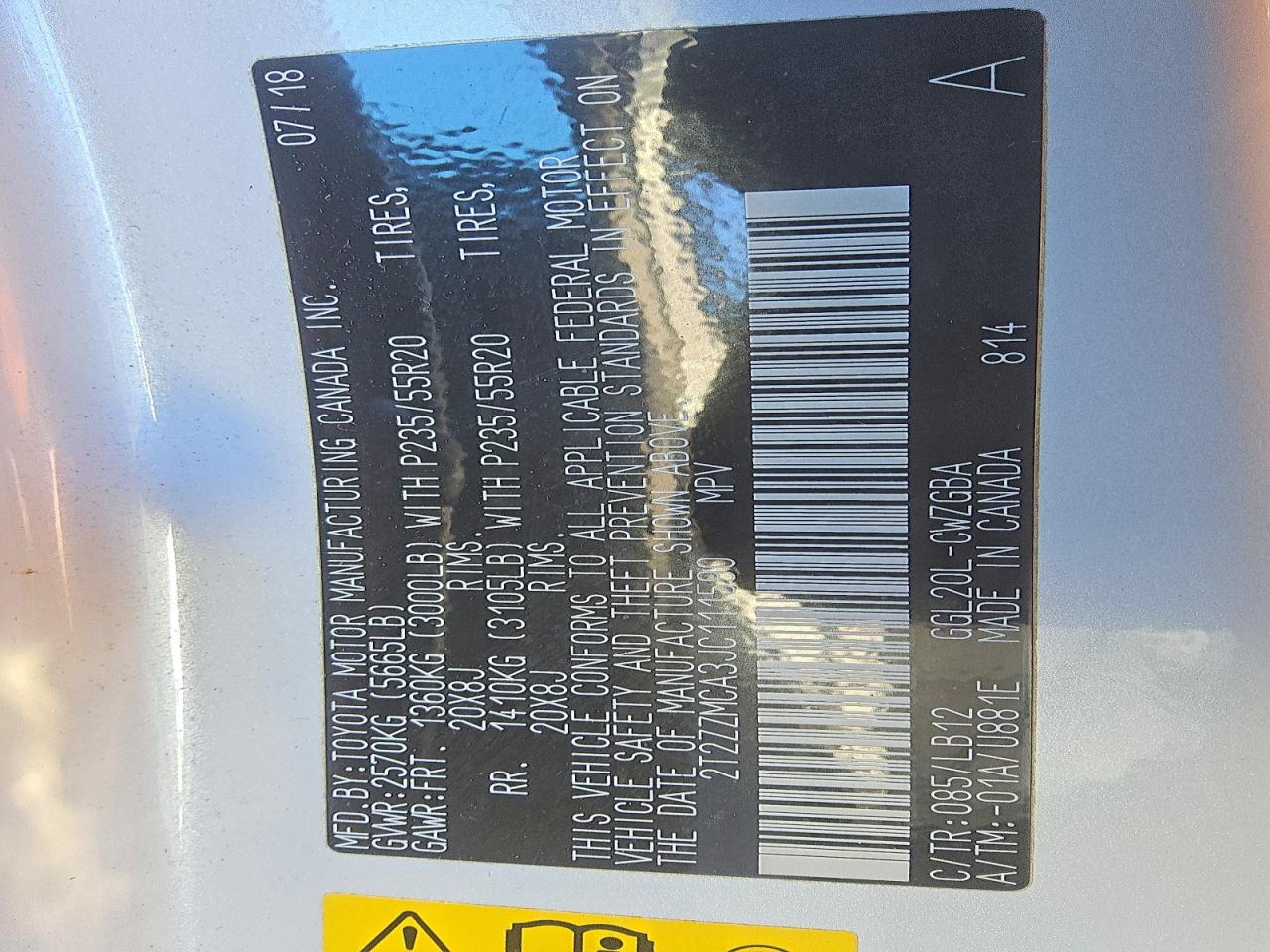 2018 LEXUS RX 350 BASE photo 13