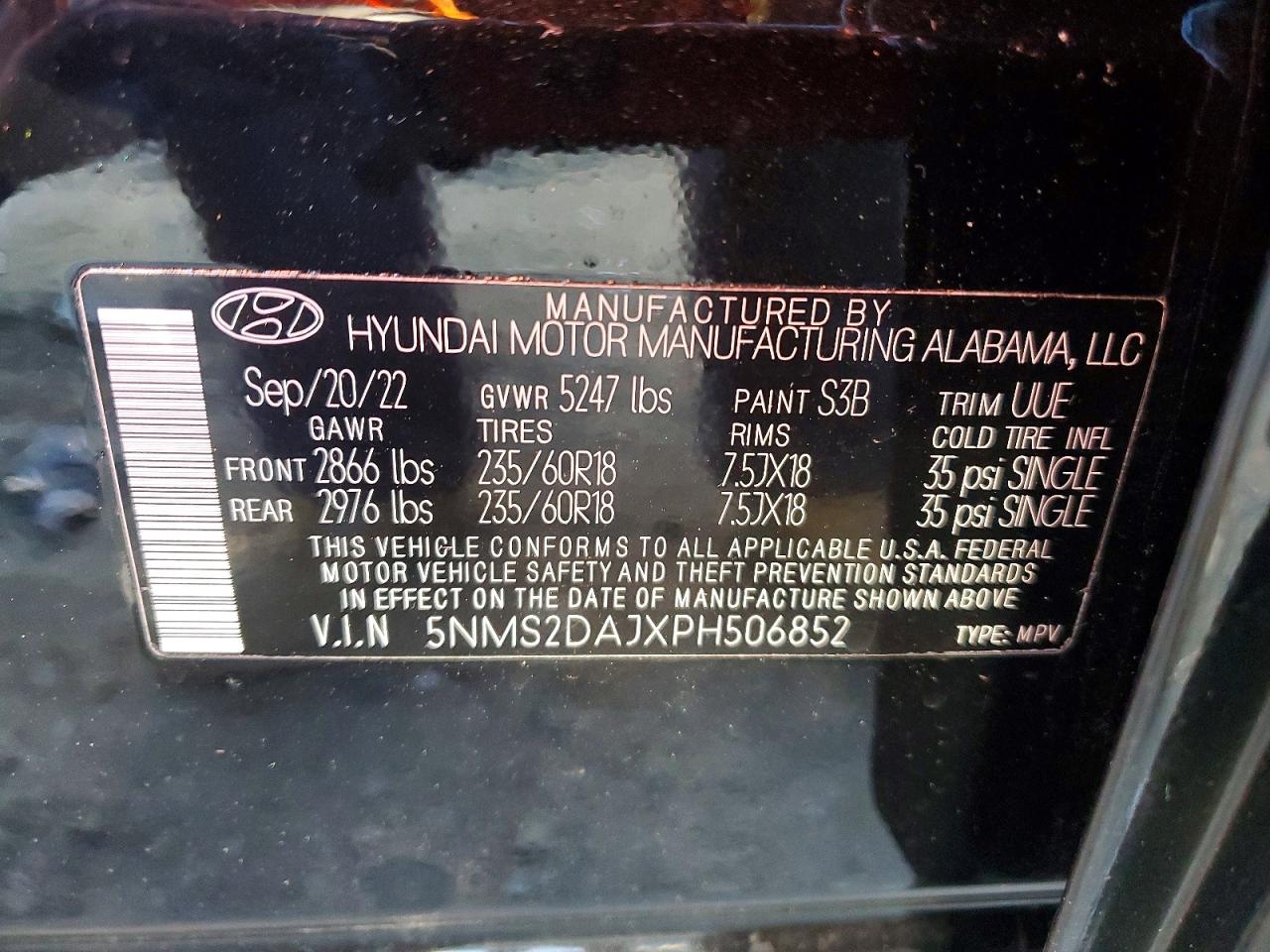 2023 HYUNDAI SANTA FE SEL photo 14
