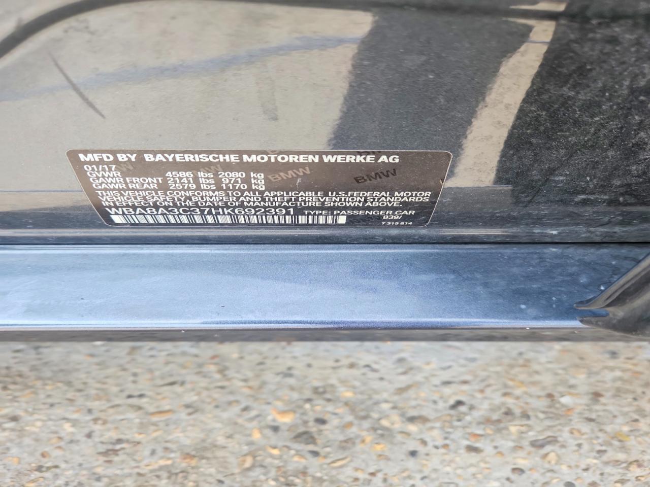 2017 BMW 320 XI photo 12