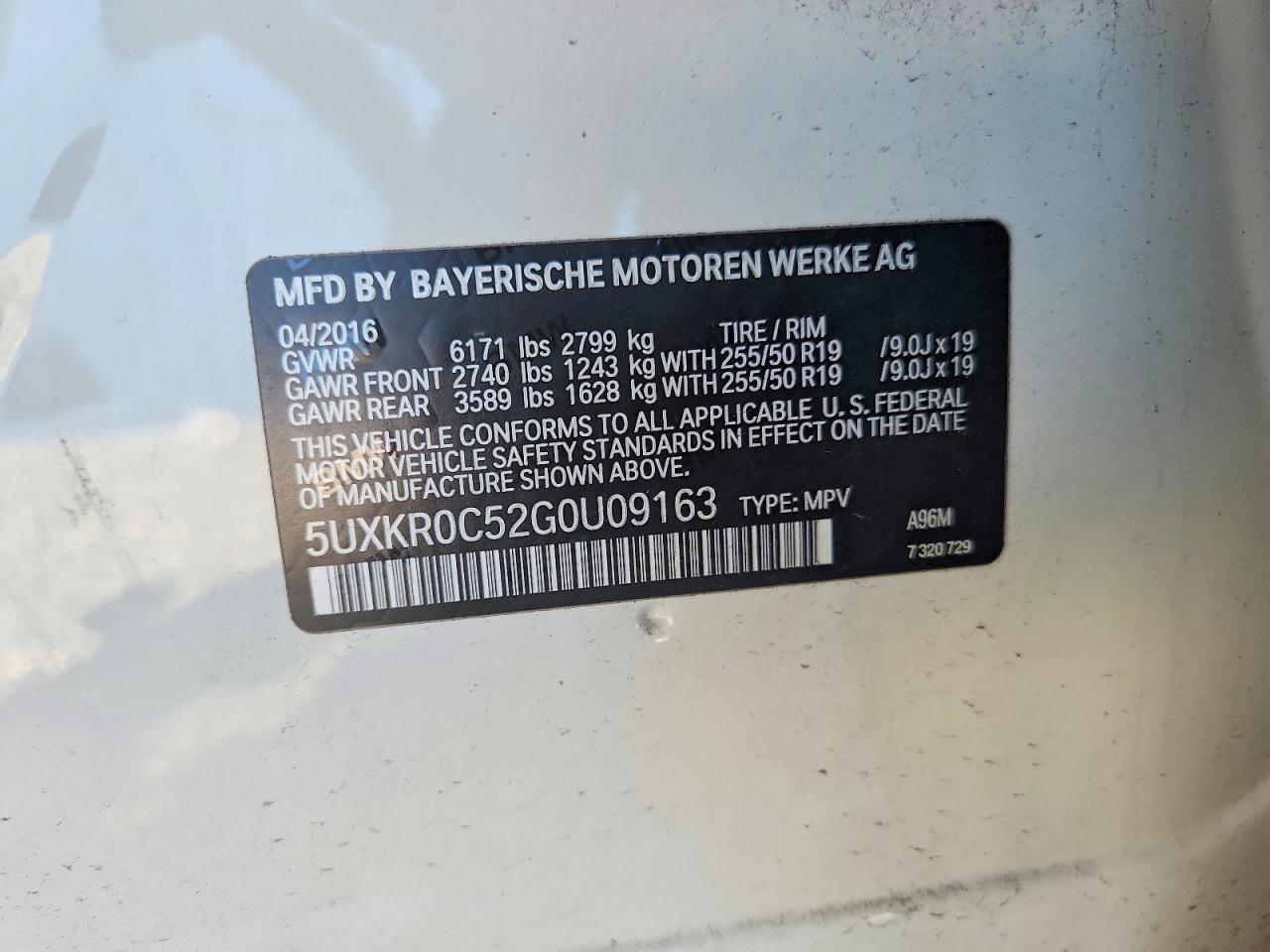2016 BMW X5 XDRIVE35I photo 13