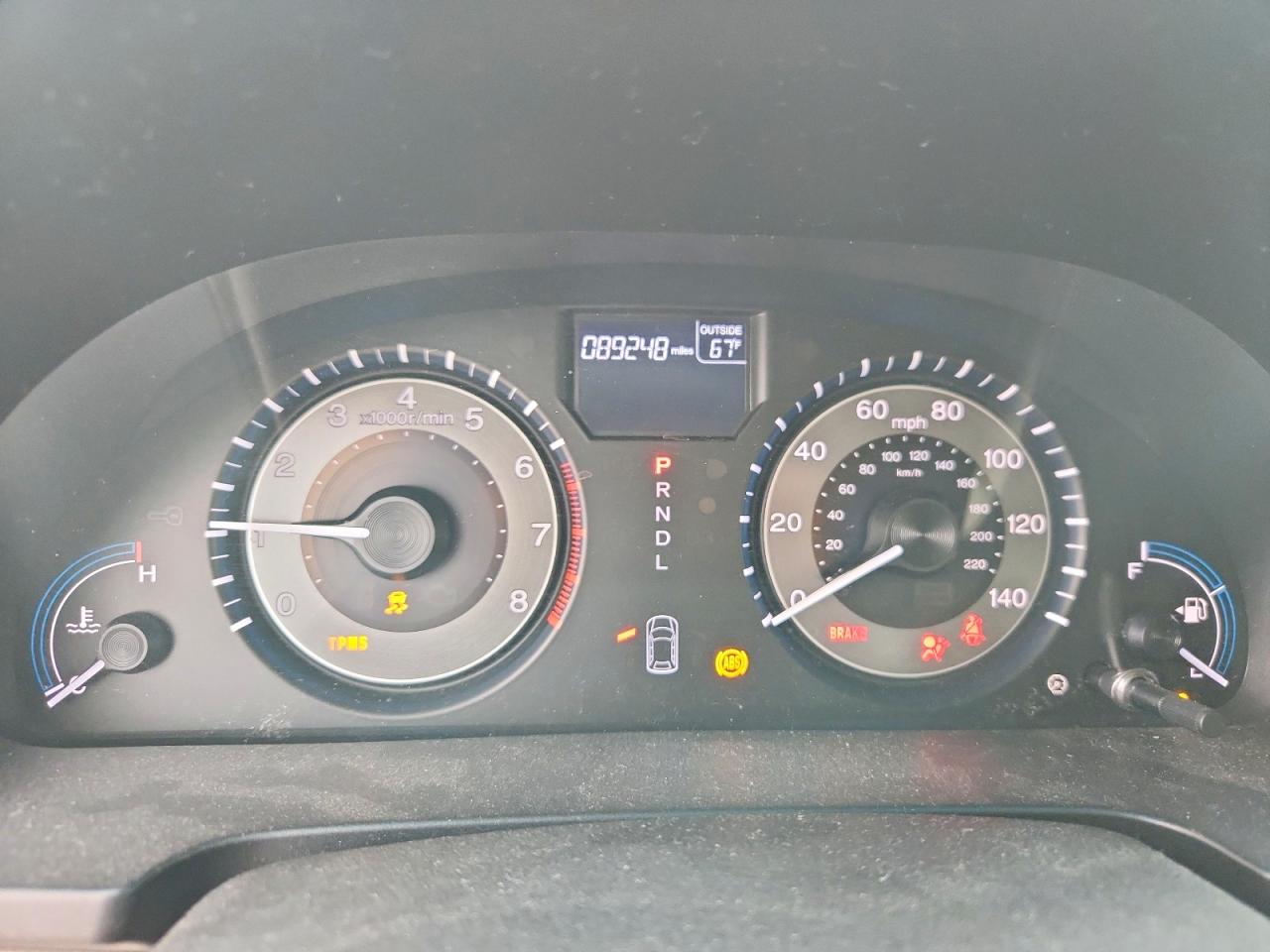2012 HONDA ODYSSEY EXL photo 9
