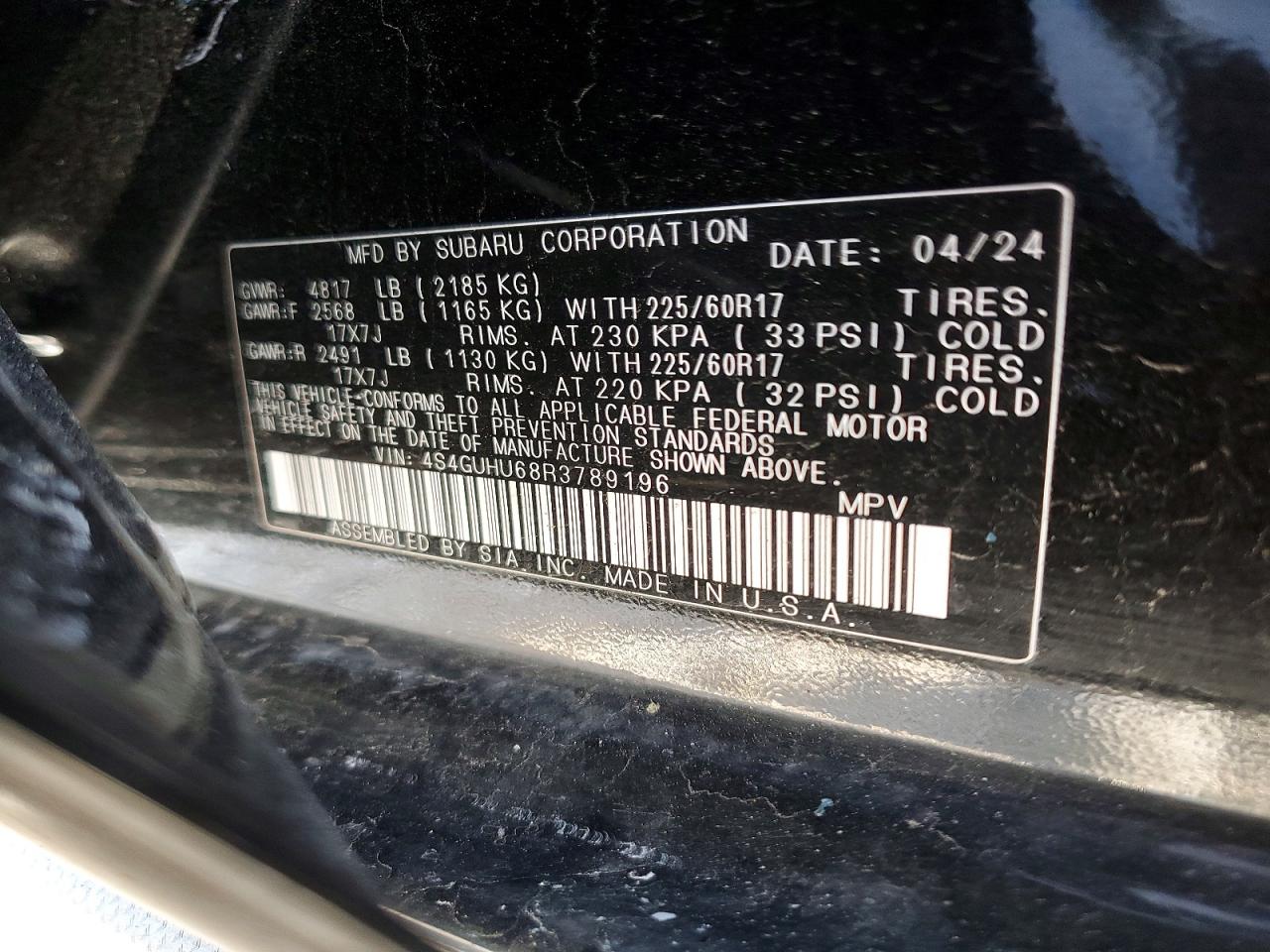 2024 SUBARU CROSSTREK WILDERNESS photo 25