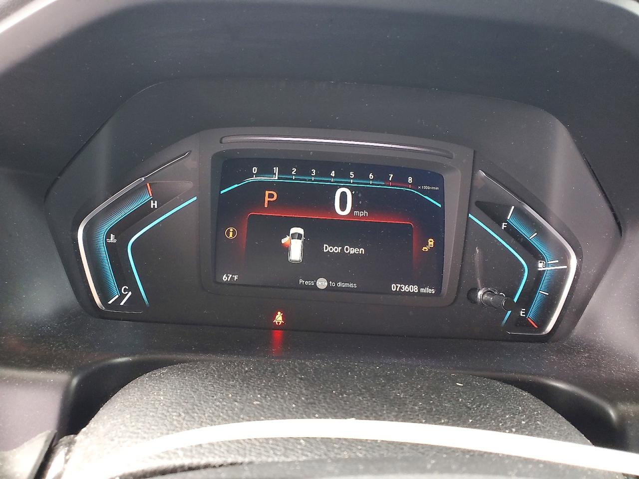 2019 HONDA ODYSSEY EX photo 9