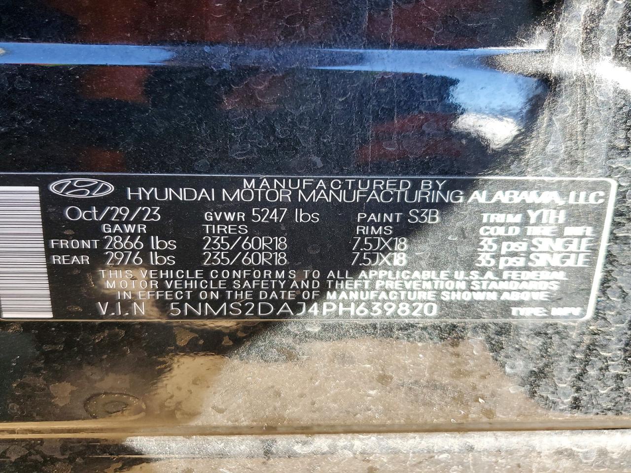 2023 HYUNDAI SANTA FE SEL photo 12