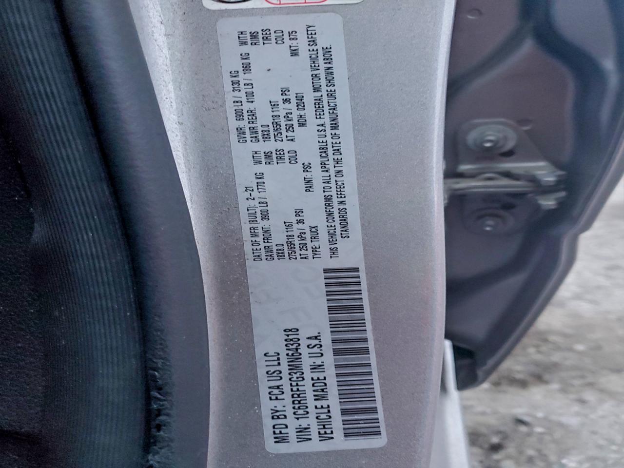 2021 RAM 1500 BIG HORN/LONE STAR photo 12