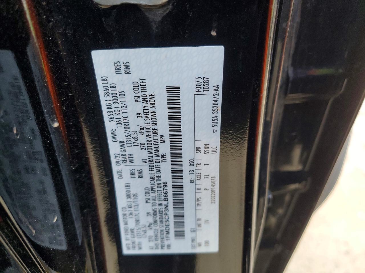 2022 FORD BRONCO BASE photo 12