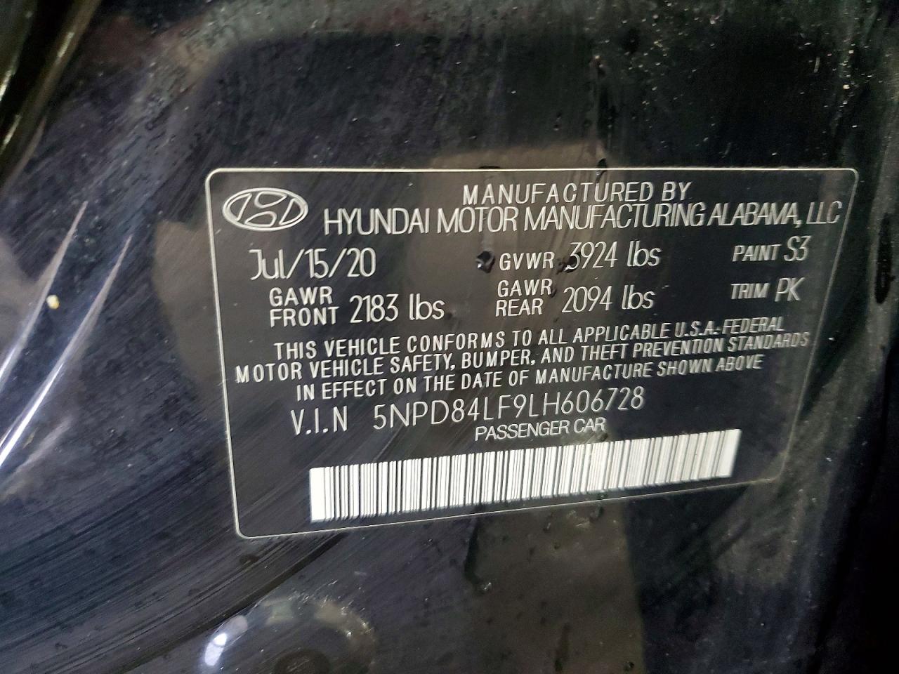 2020 HYUNDAI ELANTRA SEL photo 13