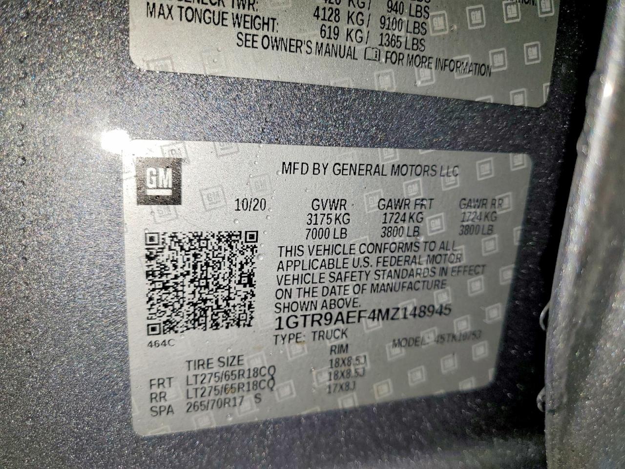 2021 GMC SIERRA K1500 photo 34